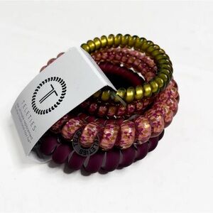 Teleties Mix Pack 5 Hair Ties Burgundy Bliss